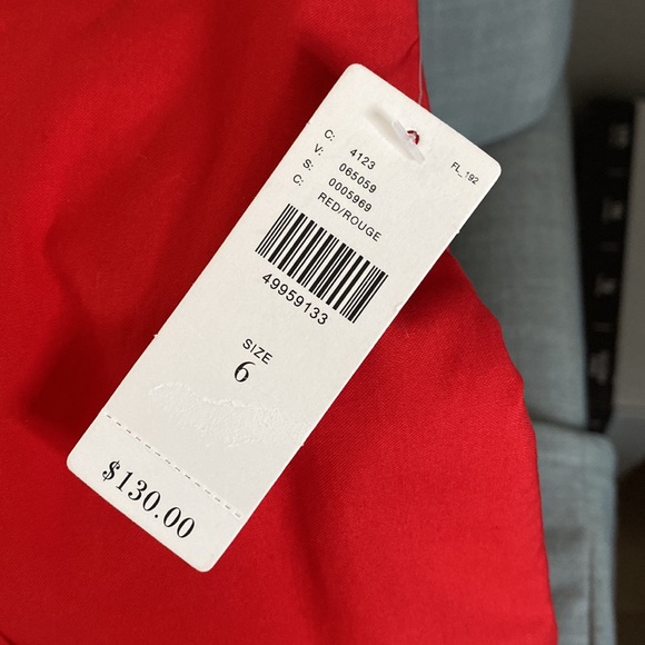 Anthropologie Red Wide Leg Pants - Picture 5 of 5